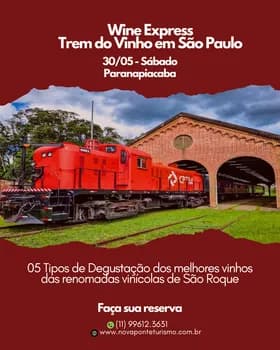 Wine Express - Trem do Vinho (Convenção das Bruxas e Magos) - Paranapiacaba em Santo André
