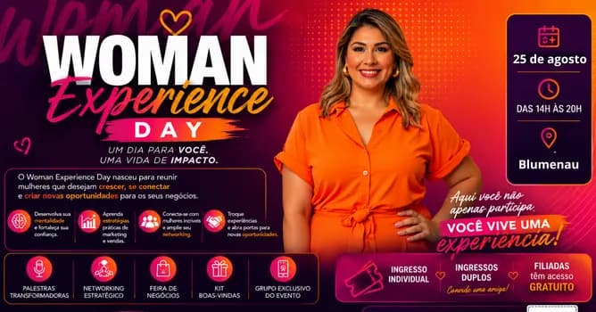 Imagem do Woman Experience Day Blumenau