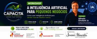 Workshop: A Inteligência Artificial para Pequenos Negócios. em Angra dos Reis