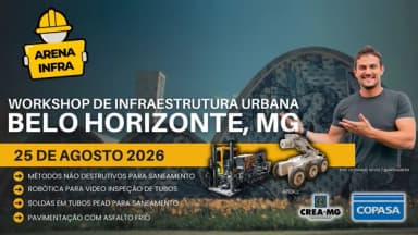 WORKSHOP ARENA INFRA - BELO HORIZONTE, MG em Contagem