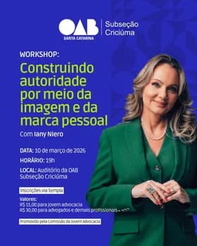 Imagem do Workshop: "Construindo autoridade por meio da imagem e da marca pessoal"
