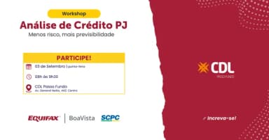 WORKSHOP DE ANÁLISE DE CRÉDITO PJ em Passo Fundo