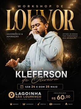 Imagem do Workshop de Louvor com Kleferson de Oliveira