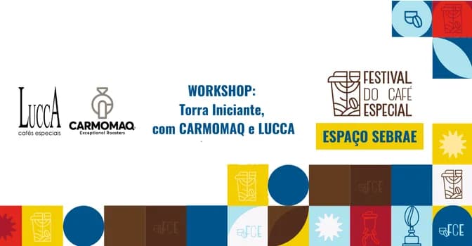 Imagem do Workshop de Torra Iniciante, com CARMOMAQ e LUCCA Cafés Especiais