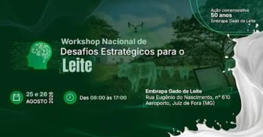 Workshop "Desafios para o leite brasileiro nos próximos dez anos" em Juiz de Fora