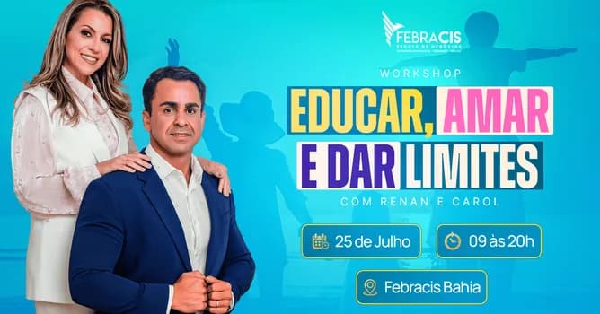 Imagem do WORKSHOP EDUCAR, AMAR E DAR LIMITES