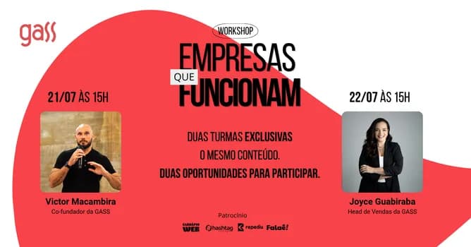 Imagem do WORKSHOP EMPRESAS QUE FUNCIONAM: Organize, Venda Mais e Lucre Melhor - 21/07 e 22/07