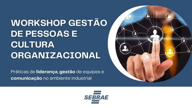 Imagem do WORKSHOP GESTÃO DE PESSOAS E CULTURA ORGANIZACIONAL - Contagem