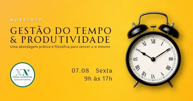 Imagem do Workshop: Gestão do Tempo e Produtividade