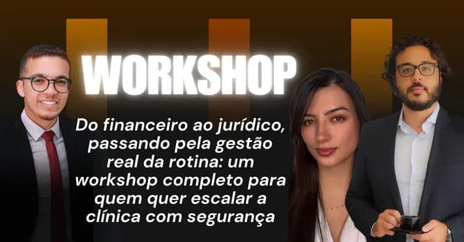 Imagem do WORKSHOP - Gestão, financeiro e jurídico Veterinário