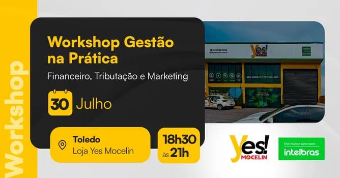 Imagem do Workshop Gestão na Prática - Financeiro, Tributação e Marketing