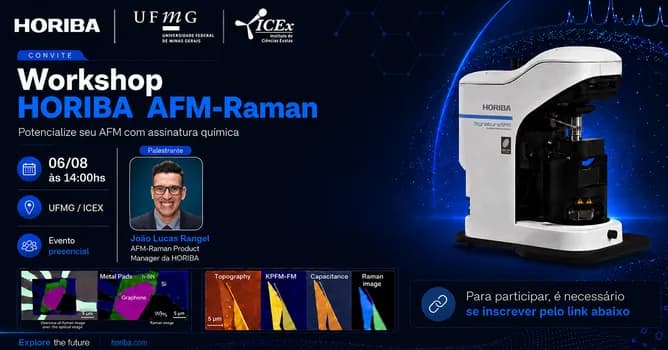 Imagem do Workshop HORIBA & ICEX - AFM Raman / Signature