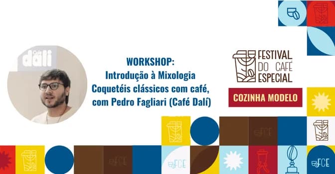 Imagem do Workshop: Introdução à Mixologia Coquetéis clássicos com café, com Pedro Fagliari (Café Dalí)