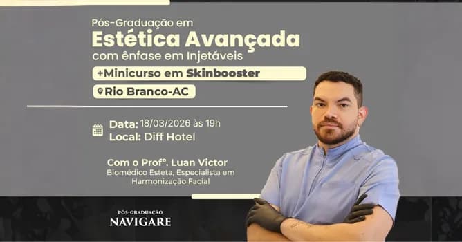 Imagem do Workshop + Mini Curso Skinbooster (Estética Avançada com Ênfase em Injetáveis