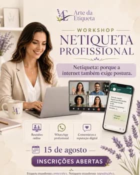 Imagem do Workshop Netiqueta Profissional: porque a internet também exige postura