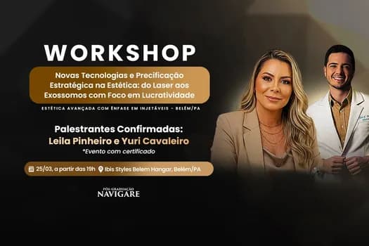 Imagem do Workshop - Novas Tecnologias e Precificação Estratégica na Estética