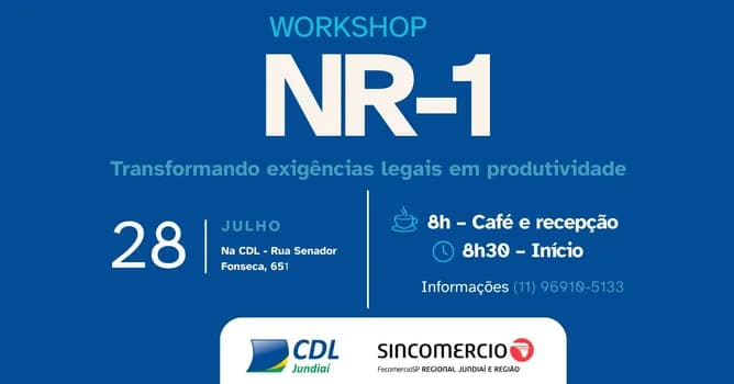 Imagem do Workshop NR-1
