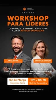 Imagem do Workshop para Líderes - Liderança de Dentro para Fora com o Método Eneagrama