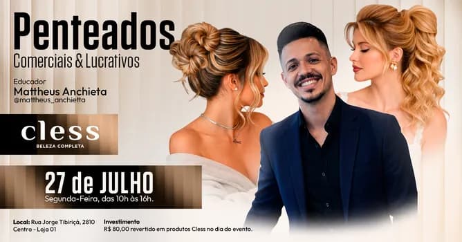 Imagem do WORKSHOP PENTEADOS CLESS