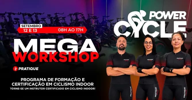 Imagem do Workshop Pratique Cycle BH - Formação e Certificação em Ciclismo Indoor
