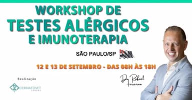 WORKSHOP PRESENCIAL SOBRE TESTES ALÉRGICOS E IMUNOTERAPIA - SÃO PAULO/SP em São Paulo