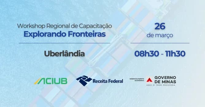 Imagem do Workshop Regional de Capacitação Explorando Fronteiras - Uberlândia