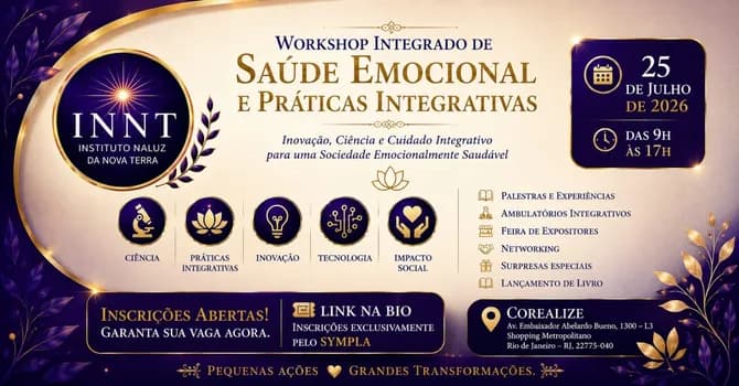 Imagem do Workshop Saúde Emocional e Práticas Integrativas