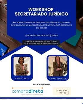 Imagem do Workshop Secretariado Juridico - Excelência no Secretariado