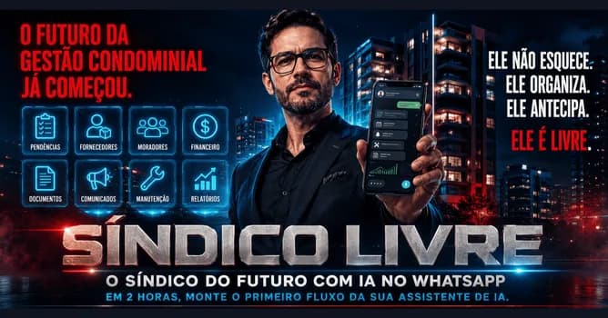 Imagem do Workshop Síndico Livre: o Síndico do Futuro com IA no WhatsApp
