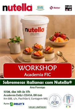 Imagem do WORKSHOP SOBREMESAS ITALIANAS COM NUTELLA
