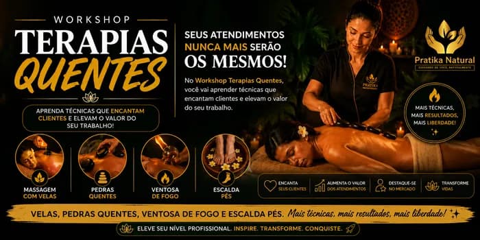 Imagem do WORKSHOP TERAPIAS QUENTES