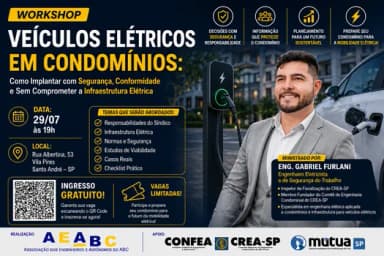 Workshop - Veículos Elétricos em Condomínios: Como Implantar com Segurança em Santo André