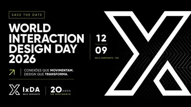 Imagem do World Interaction Design Day BH - 20 anos de Movimento!