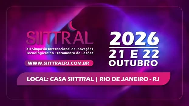 Imagem do XII SIITTRAL 2026 - Simpósio Internacional de Inovações Tecnológicas no Tratamento de Lesões