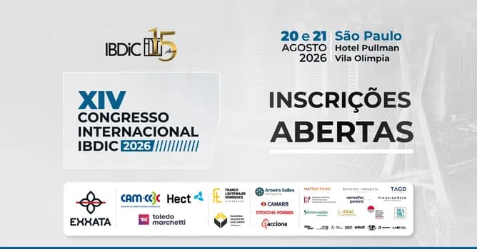Imagem do XIV Congresso Internacional IBDiC 2026 - 15 anos do IBDiC