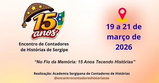 Imagem do XV Encontro de Contadores de Histórias de Sergipe
