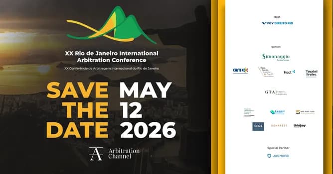 Imagem do XX Conferência de Arbitragem Internacional do Rio de Janeiro 2026