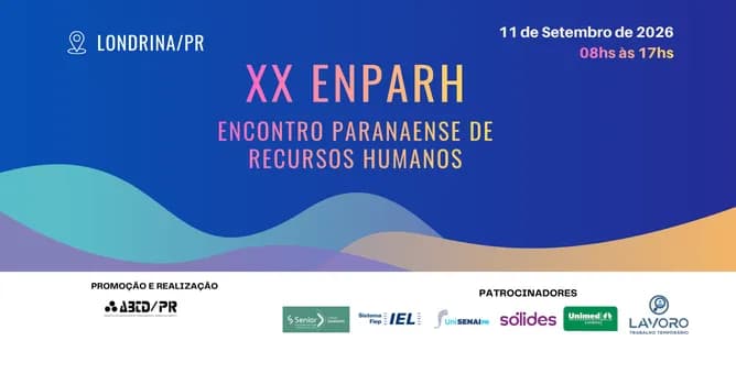 Imagem do XX ENPARH ENCONTRO PARANAENSE DE RH