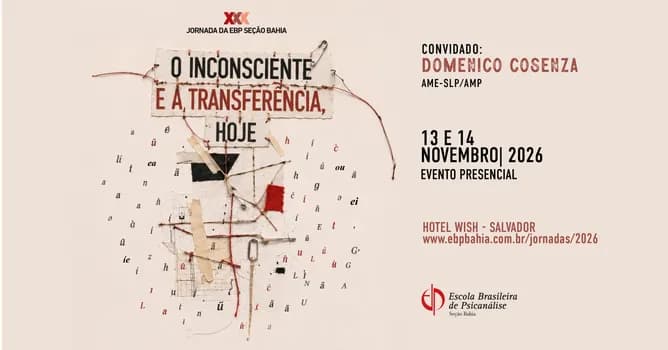 Imagem do XXX JORNADA DA EBP SEÇÃO BAHIA