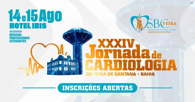 Imagem do XXXIV Jornada de Cardiologia de Feira de Santana