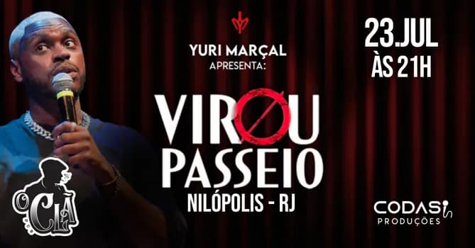 Imagem do YURI MARÇAL - SHOW DE COMÉDIA EM NILÓPOLIS!