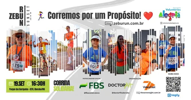 Imagem do ZEBU RUN Sunset 2026 | Corrida Solidária