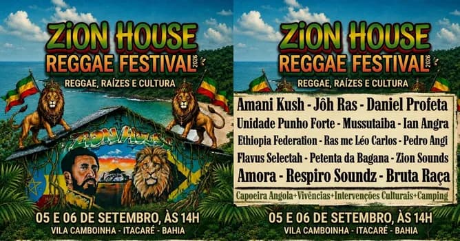 Imagem do ZION HOUSE REGGAE FESTIVAL 2026