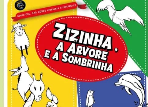 Imagem do Zizinha a arvore e a sombrinha