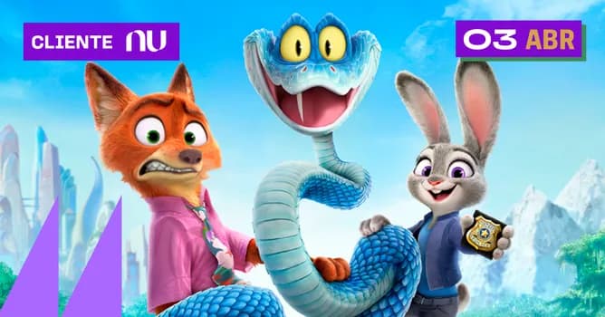Imagem do Zootopia 2 - 03/04 - Open Air Brasil - Rio de Janeiro (Nubank)