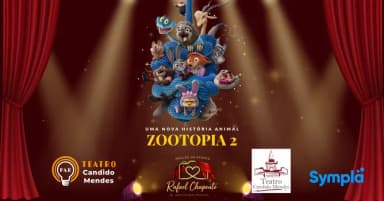 Zootopia 2 - Teatro Cândido Mendes em Rio de Janeiro