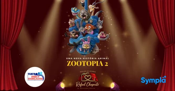 Imagem do Zootopia 2 - Teatro Dercy Gonçalves