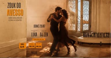 ZOUK DO AVESSO em Porto Alegre